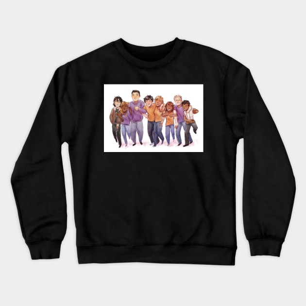 Happier Times Crewneck Sweatshirt by StaticColour